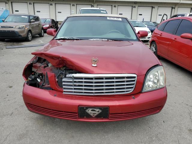 1G6KD54Y94U154010 - 2004 CADILLAC DEVILLE RED photo 5