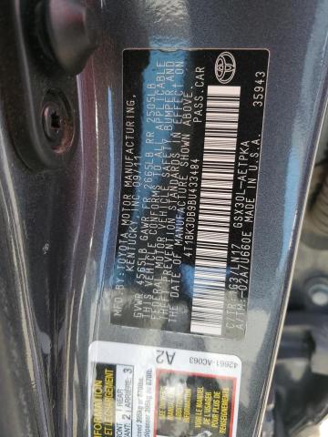 4T1BK3DB9BU433484 - 2011 TOYOTA AVALON BASE Темно-сірий фото 23