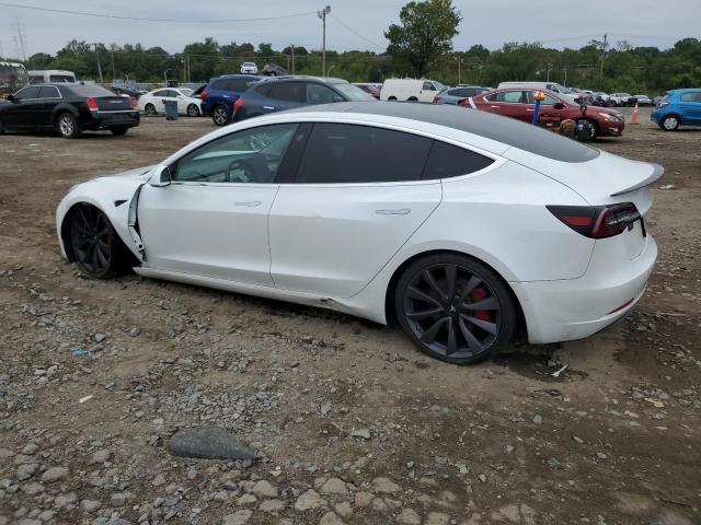5YJ3E1EC9LF796342 - 2020 TESLA MODEL 3 WHITE photo 2
