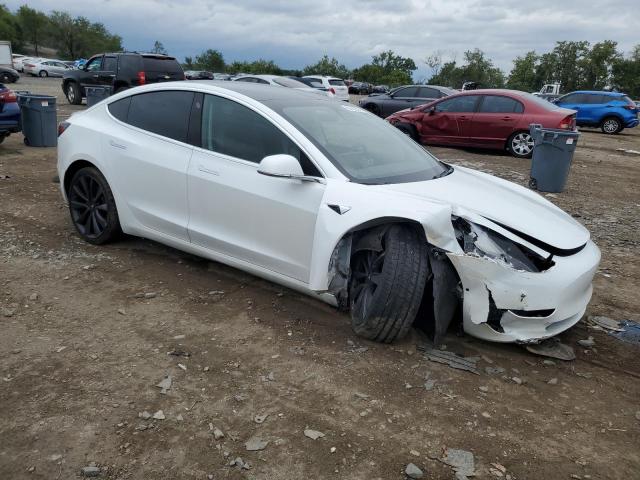 5YJ3E1EC9LF796342 - 2020 TESLA MODEL 3 WHITE photo 4