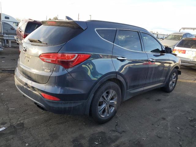 5XYZUDLB4GG333791 - 2016 HYUNDAI SANTA FE S BLUE photo 3