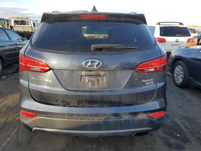 5XYZUDLB4GG333791 - 2016 HYUNDAI SANTA FE S BLUE photo 6