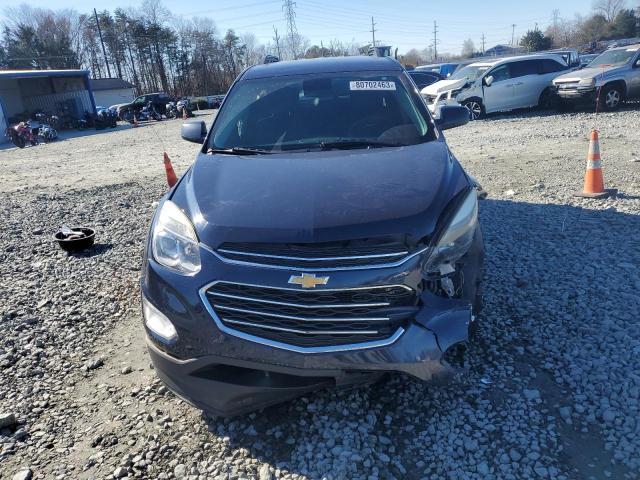 2GNALCEK1G1176312 - 2016 CHEVROLET EQUINOX LT BLACK photo 5