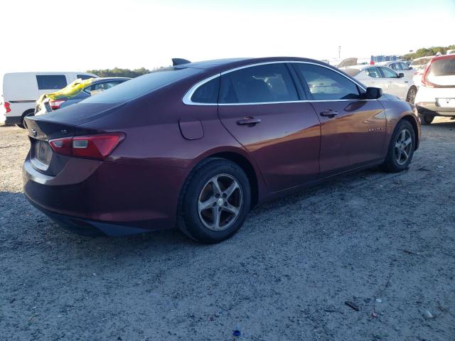 1G1ZB5ST0GF183907 - 2016 CHEVROLET MALIBU LS MAROON photo 3