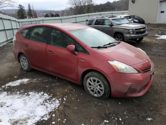 JTDZN3EU5D3226612 - 2013 TOYOTA PRIUS V RED photo 4