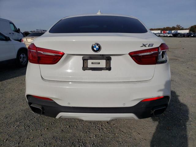 5UXKU0C53G0F93269 - 2016 BMW X6 SDRIVE35I WHITE photo 6