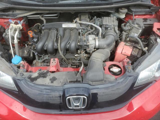 3HGGK5H52FM732045 - 2015 HONDA FIT LX RED photo 11
