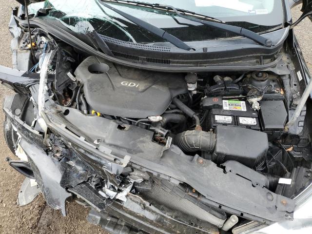 KMHCT5AE6CU044024 - 2012 HYUNDAI ACCENT GLS BLACK photo 11