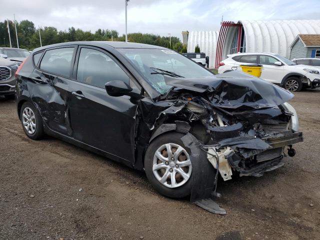 KMHCT5AE6CU044024 - 2012 HYUNDAI ACCENT GLS BLACK photo 4