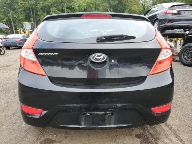KMHCT5AE6CU044024 - 2012 HYUNDAI ACCENT GLS BLACK photo 6