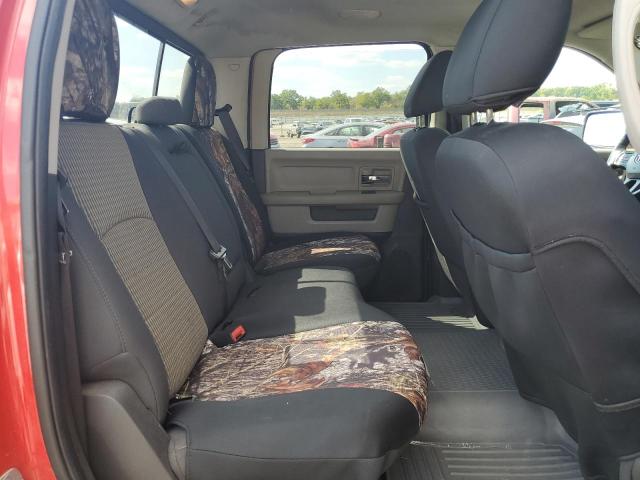 1C6RD7LT1CS186979 - 2012 DODGE RAM 1500 SLT RED photo 10