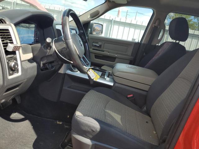 1C6RD7LT1CS186979 - 2012 DODGE RAM 1500 SLT RED photo 7