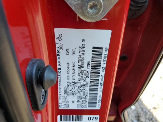 3TMCZ5AN5PM569217 - 2023 TOYOTA TACOMA DOUBLE CAB Qırmızı foto 12