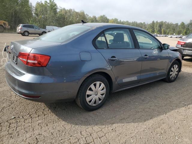 3VW2K7AJ6FM307002 - 2015 VOLKSWAGEN JETTA BASE GRAY photo 3