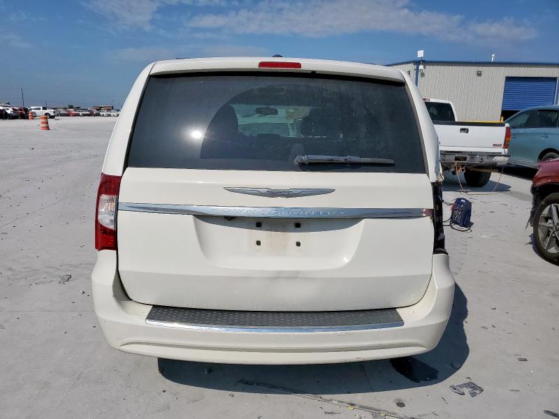 2C4RC1BG9CR401202 - 2012 CHRYSLER TOWN & COU TOURING WHITE photo 6