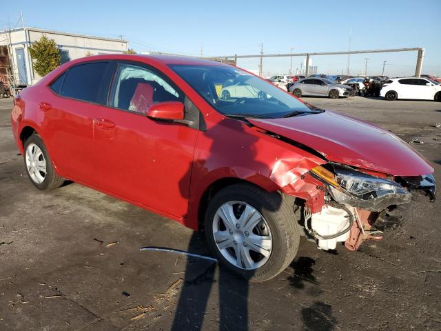 5YFBURHE2JP828737 - 2018 TOYOTA COROLLA L RED photo 4