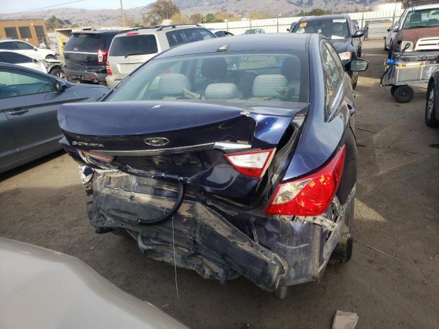 5NPEB4AC6BH129642 - 2011 HYUNDAI SONATA GLS BLUE photo 6