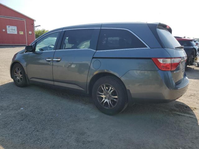 5FNRL5H47DB502630 - 2013 HONDA ODYSSEY EX GRAY photo 2