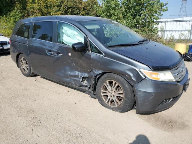 5FNRL5H47DB502630 - 2013 HONDA ODYSSEY EX GRAY photo 4