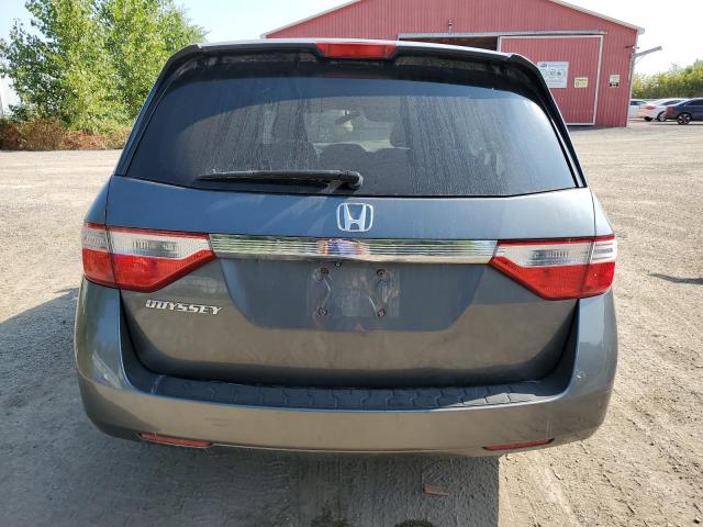 5FNRL5H47DB502630 - 2013 HONDA ODYSSEY EX GRAY photo 6