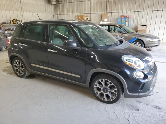 ZFBCFADH4EZ007833 - 2014 FIAT 500L TREKKING BLACK photo 4