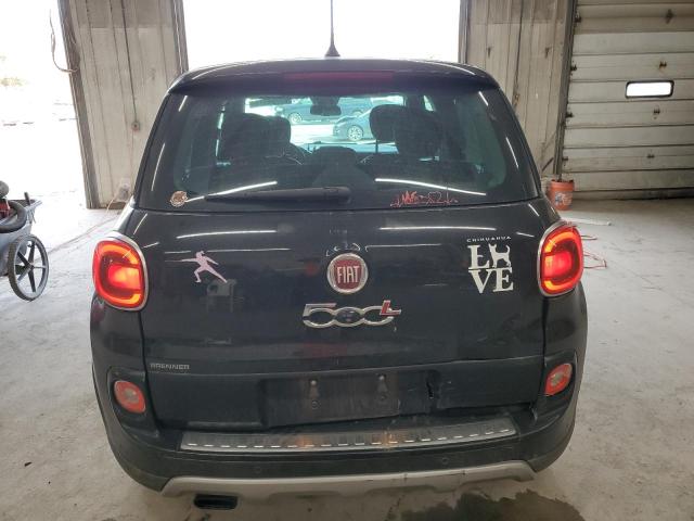 ZFBCFADH4EZ007833 - 2014 FIAT 500L TREKKING BLACK photo 6