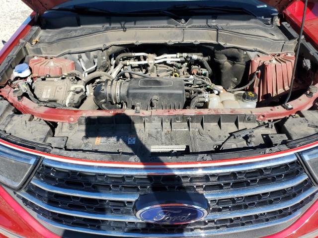 1FMSK7DH0MGA33133 - 2021 FORD EXPLORER XLT RED photo 12