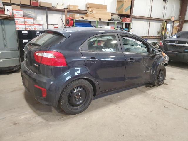 KNADN5A37G6749651 - 2016 KIA RIO EX BLUE photo 3