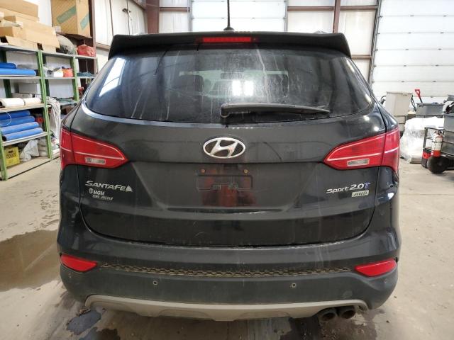 5XYZUDLA0DG096333 - 2013 HYUNDAI SANTA FE S BLACK photo 6