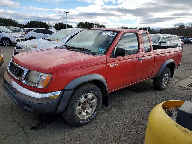 1N6ED26Y2XC310823 - 1999 NISSAN FRONTIER KING CAB XE RED photo 1