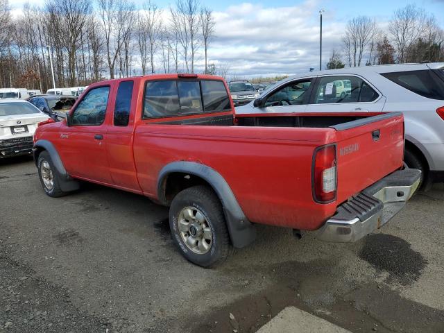 1N6ED26Y2XC310823 - 1999 NISSAN FRONTIER KING CAB XE RED photo 2