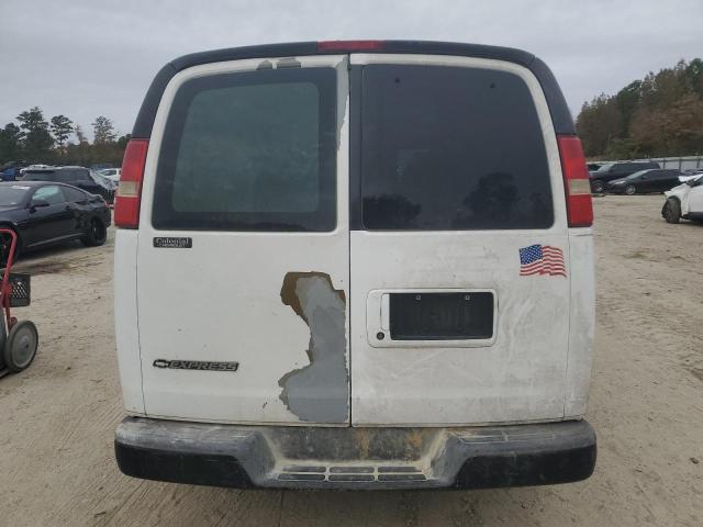 1GCGG25C181146227 - 2008 CHEVROLET EXPRESS G2 WHITE photo 6