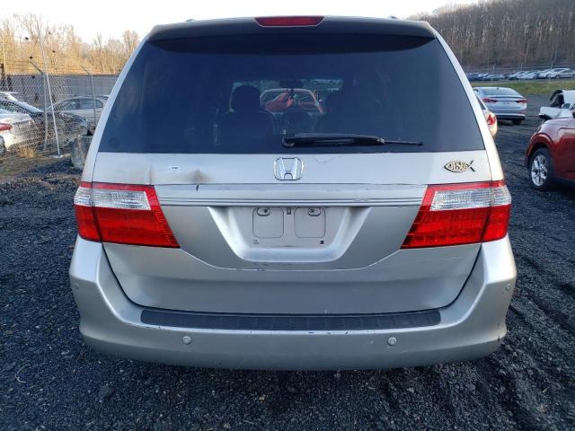 5FNRL38826B022473 - 2006 HONDA ODYSSEY TOURING SILVER photo 6