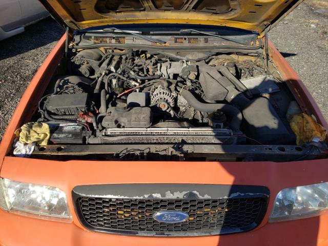 2FAFP70V18X177251 - 2008 FORD CROWN VICT S ORANGE photo 11