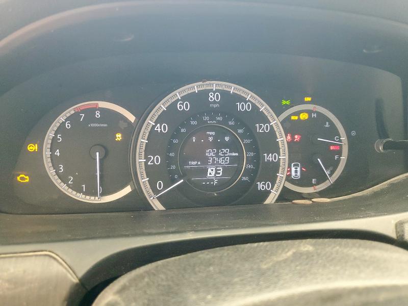 1HGCR2F86DA224189 - 2013 HONDA ACCORD EXL შავი ფოტო 9