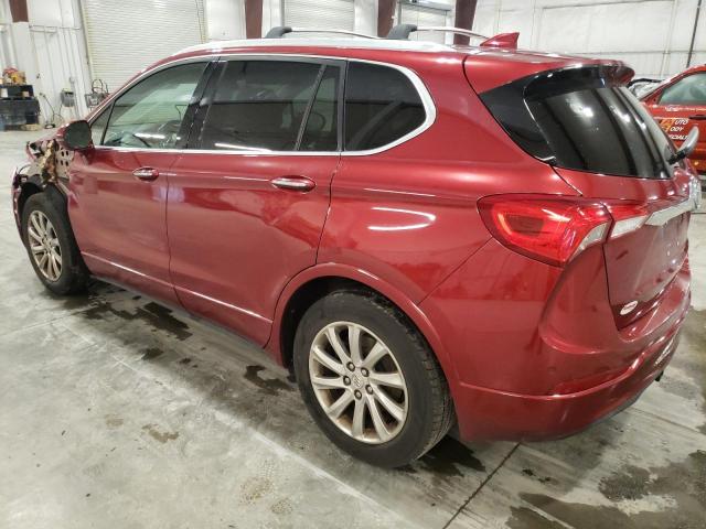 LRBFXCSA6KD039828 - 2019 BUICK ENVISION ESSENCE Կարմիր լուսանկար 2