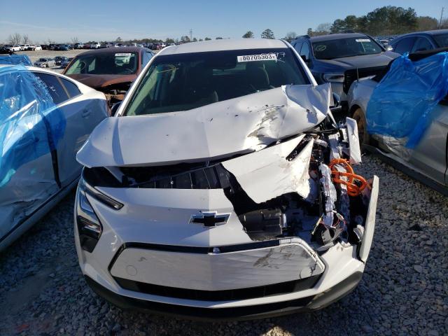 1G1FW6S0XP4122997 - 2023 CHEVROLET BOLT EV 1LT WHITE photo 5