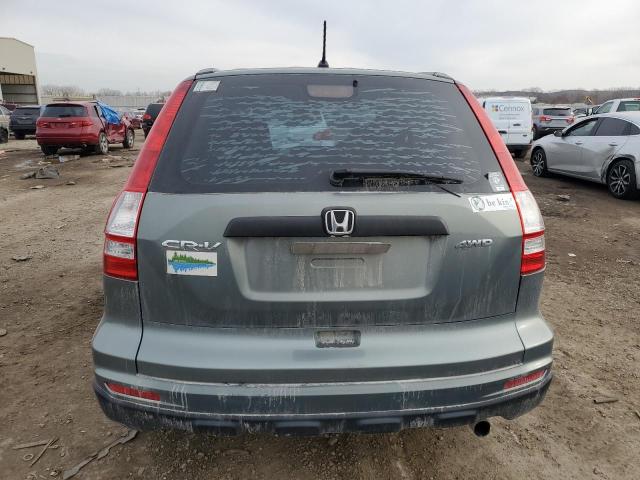 5J6RE4H39BL093241 - 2011 HONDA CR-V LX TEAL photo 6