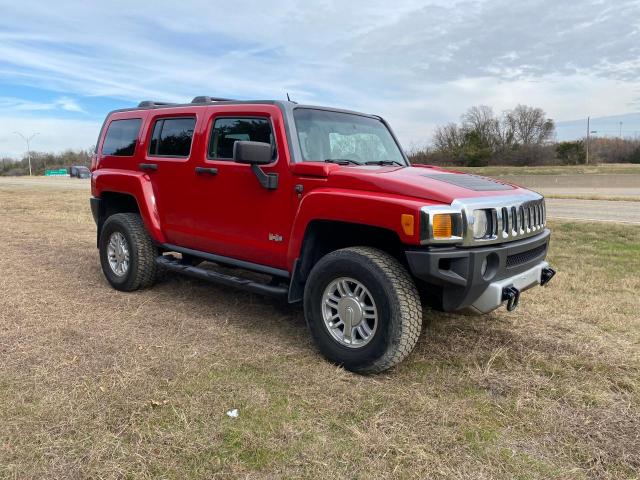 5GTEN13E088128295 - 2008 HUMMER H3 RED photo 1