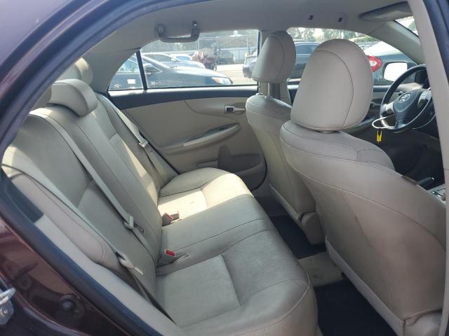 2T1BU4EE0DC072840 - 2013 TOYOTA COROLLA BASE MAROON photo 10