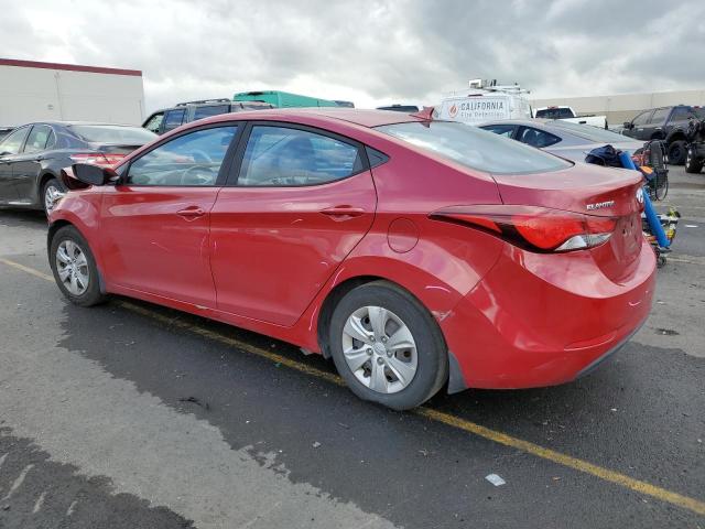 KMHDH4AE4GU483034 - 2016 HYUNDAI ELANTRA SE BURGUNDY photo 2