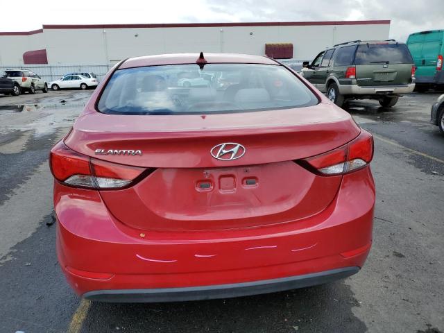 KMHDH4AE4GU483034 - 2016 HYUNDAI ELANTRA SE BURGUNDY photo 6