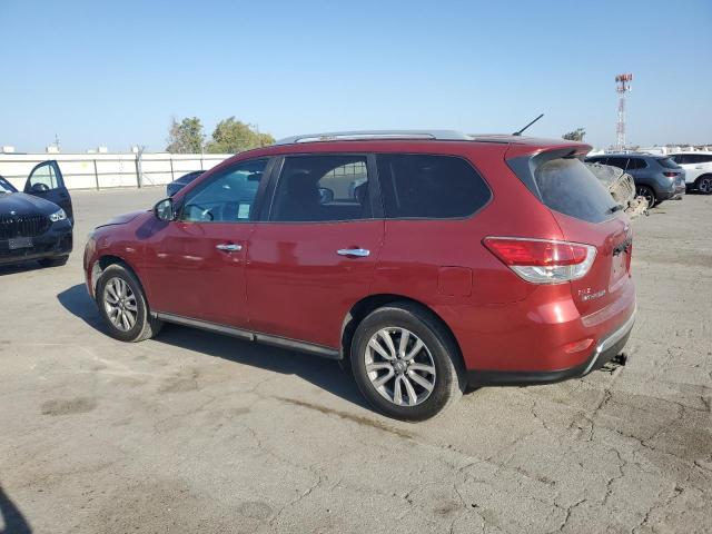 5N1AR2MM9FC665842 - 2015 NISSAN PATHFINDER S RED photo 2
