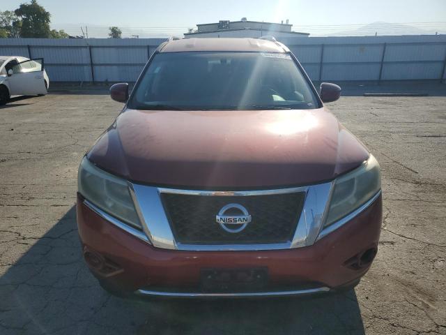 5N1AR2MM9FC665842 - 2015 NISSAN PATHFINDER S RED photo 5