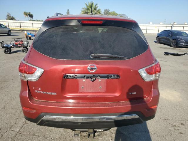 5N1AR2MM9FC665842 - 2015 NISSAN PATHFINDER S RED photo 6
