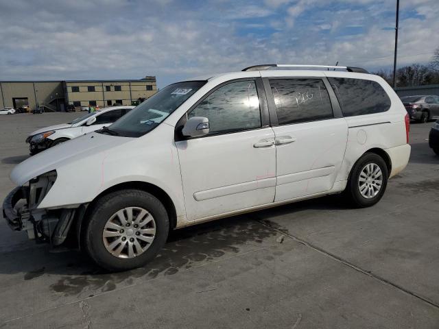 KNDMG4C73C6465760 - 2012 KIA SEDONA LX WHITE photo 1