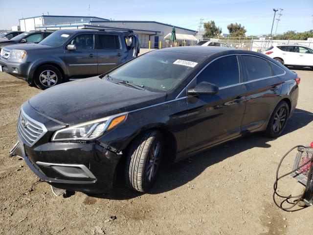 5NPE24AF3HH524333 - 2017 HYUNDAI SONATA SE BLACK photo 1