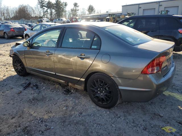 2HGFA16597H509303 - 2007 HONDA CIVIC LX GRAY photo 2