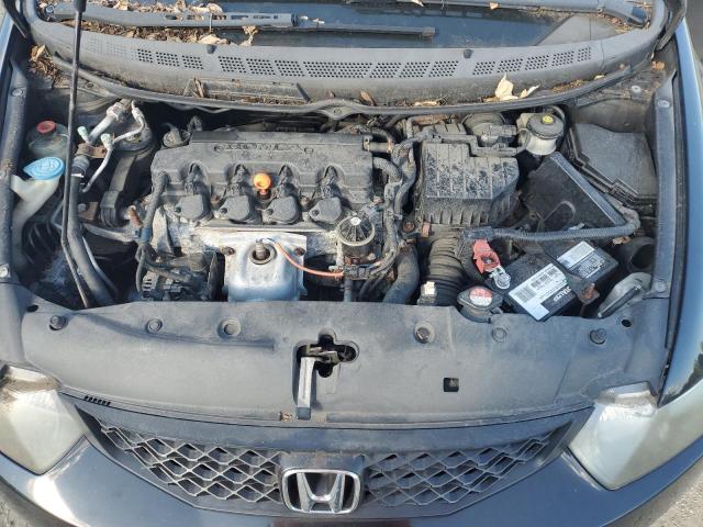 2HGFG1B62AH507123 - 2010 HONDA CIVIC LX BLACK photo 11