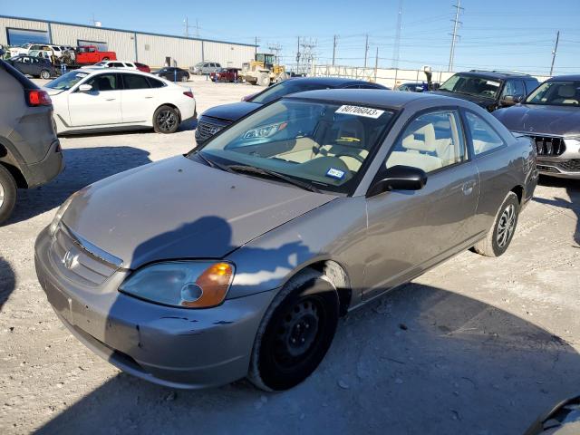 1HGEM22533L058252 - 2003 HONDA CIVIC LX GRAY photo 1